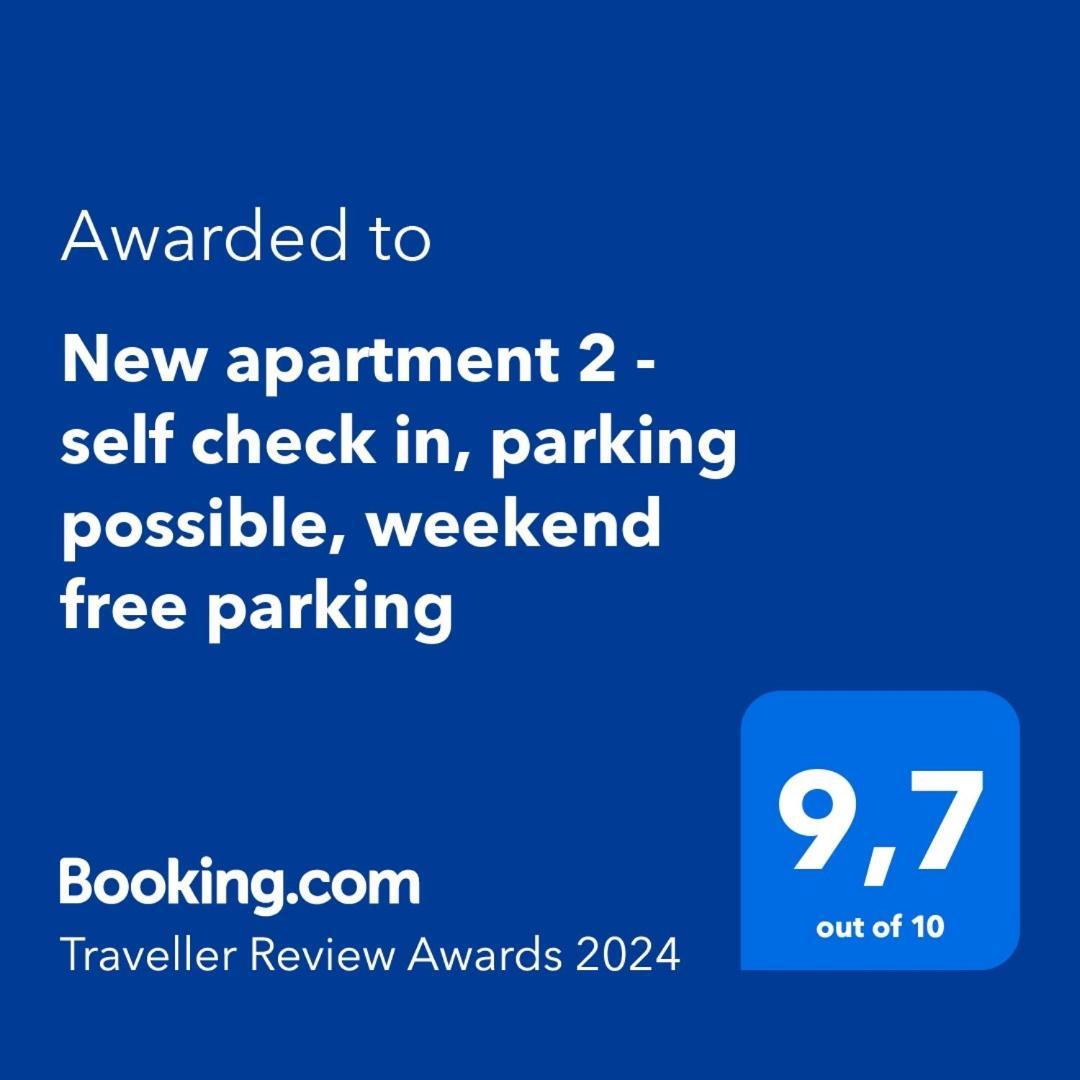 New Studio 3 - Self Check In, Parking Possible, Weekend Free Parking Bratislava Exteriör bild